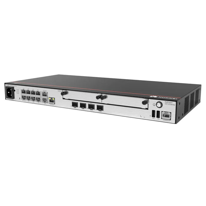2*GE combo WAN, 8*GE LAN, 2*USB, 2*SIC,  up to1200 users, forwarding performance 6Gbps - AR720 (Access Router)