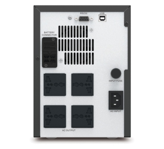 APC Easy UPS 1 Ph Line Interactive 1500VA, Tower, 230V, 4 Universal Outlets, AVR, LCD – SMV1500AI-MSX