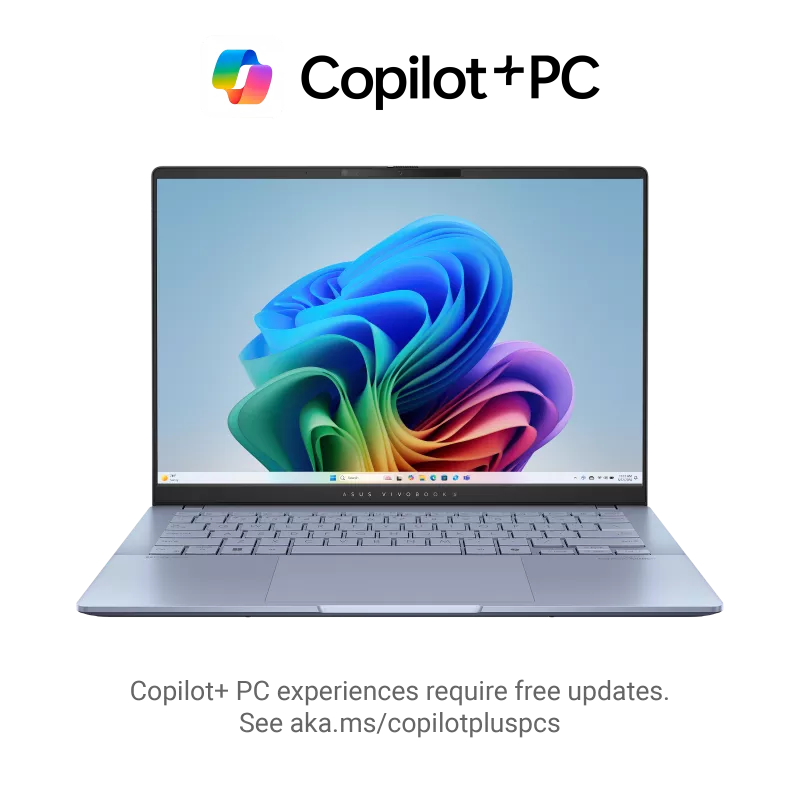 ASUS Vivobook S14 S540, Intel Core Ultra 7 256V, 16GB DDR5 RAM (Not Upgradable), 512GB PCIe NVMe 4.0 M.2 SSD, Windows 11 Home, 14