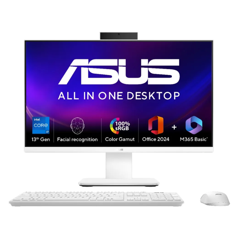 Asus AIO V440, Intel Core i7 13320H, 8GB DDR5 RAM, 512GB SSD M.2 2280 PCIe 4.0x4 NVMe, DOS, 23.8