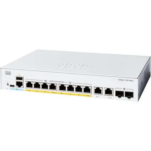 CISCO C1300-8P-E-2G CATALYST 1300 8-Port GE, EXT PS, 2x1G COMBO