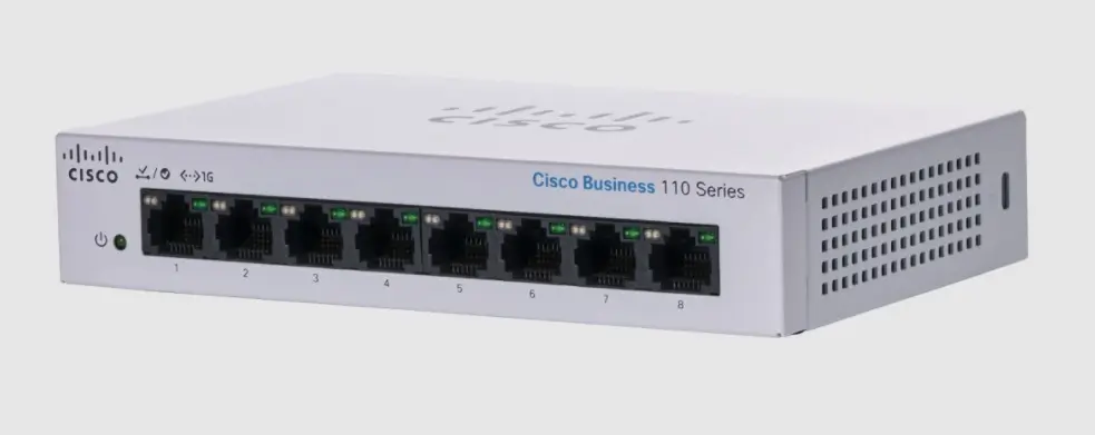 Cisco CBS Unmanaged 8-Port Gigabit Switch Desktop Non-PoE