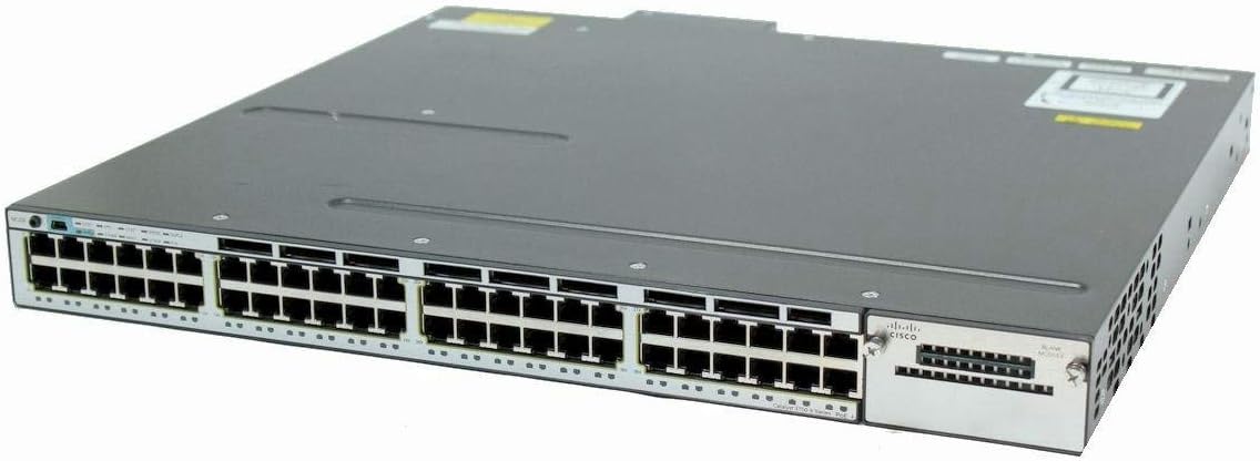 Cisco Catalyst C3750X 48 Port Switch - WS-C3750X-48T-S Non-PoE