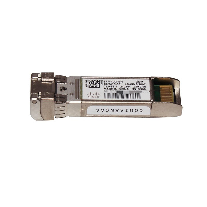 Cisco SFP-10G-SR, 10GBASE-SR SFP Module, up to 400m on OM3 Multimode Fiber