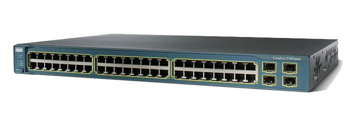 Cisco WS-C3560-48PS-S Catalyst 3560 48-port POE 802.3af Switch