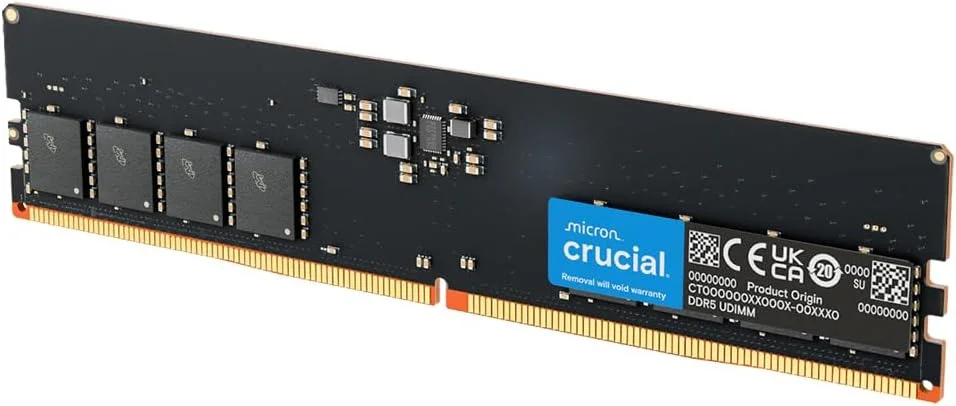 Crucial DDR5 DESKTOP RAM 32GB DDR5-5600 UDIMM - CT32G56C46U5