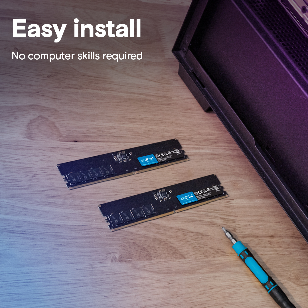 Crucial Desktop RAM DDR5 32GB 4800 - CT32G48C40U5