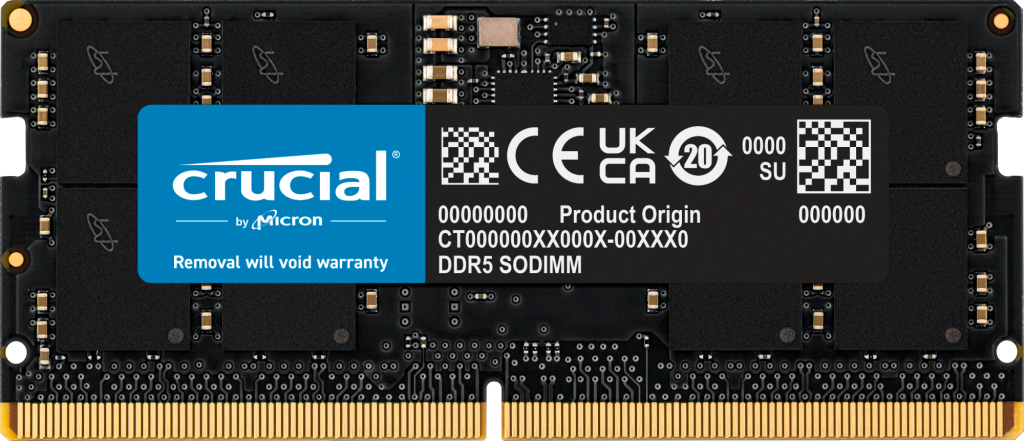 Crucial Laptop RAM DDR5 16GB 5600 - CT16G56C46S5