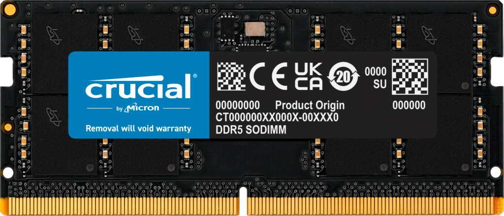 Crucial Laptop RAM DDR5 32GB 5600 - CT32G56C46S5
