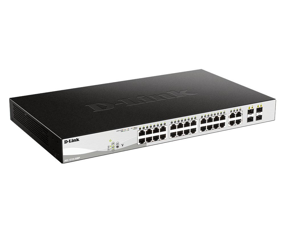D-LINK DES-1210-28P 24-Port Fast Ethernet PoE Switch