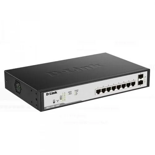 D-Link 8 Port PoE Gigabit Smart Managed Switch + 2 SFP ports