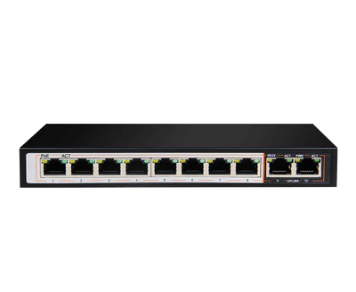 D-Link 8GE PoE+ 2GE Uplink 250m PoE Switch