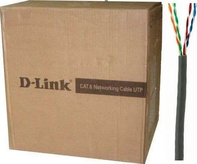 D-Link Cat6 UTP 24AWG PVC Cable Roll 305m - Gray - NCB-C6UGRYR-305-24-E