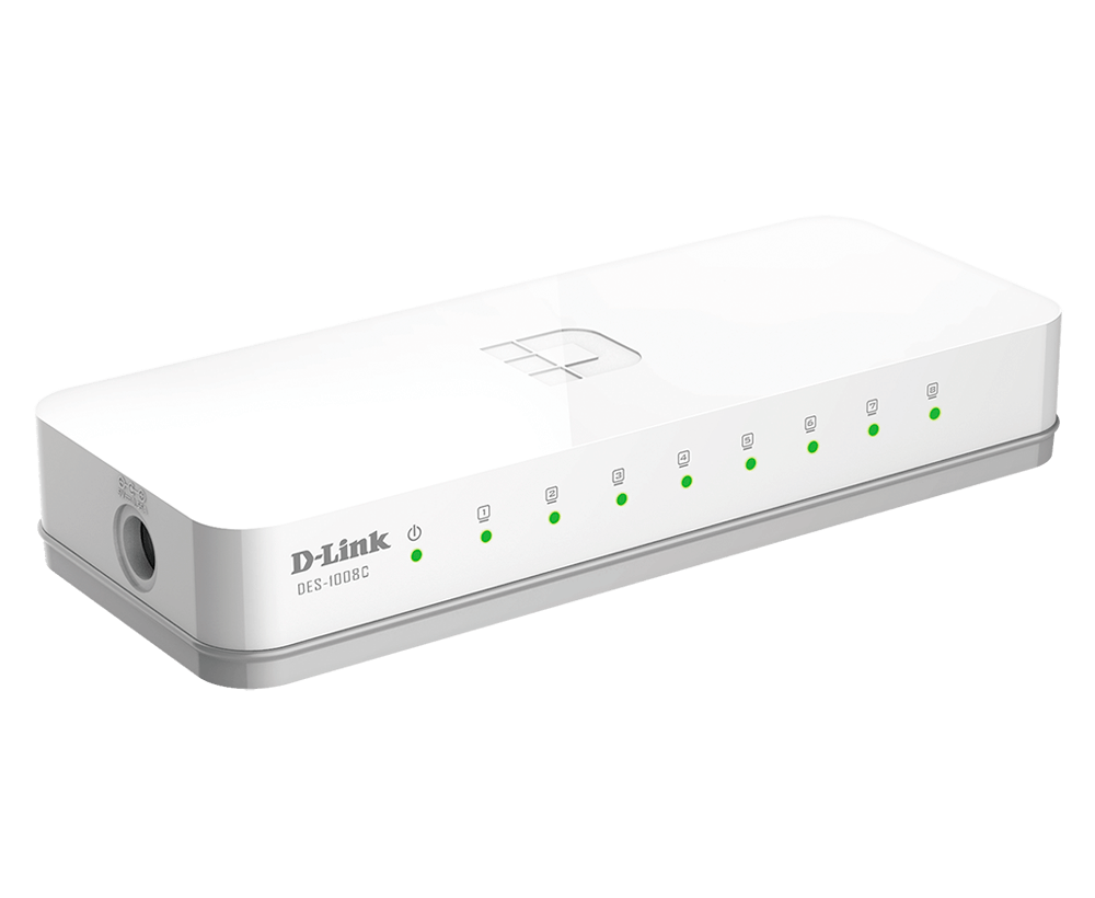 D-Link DES-1008C/B 8 port 10/100Base-T unmanged switch