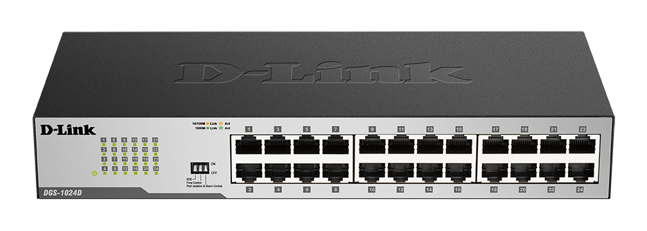 D-Link DGS-1024D 24-Port Unmanaged Gigabit Switch