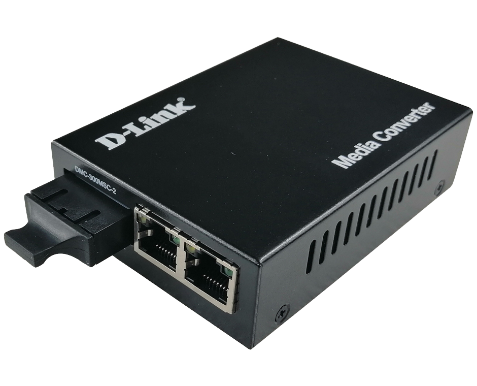 D-link DMC-300MSC-2 Port 100Base-TX to 100Base-FX Multi-mode Fiber (SC) Media Converter