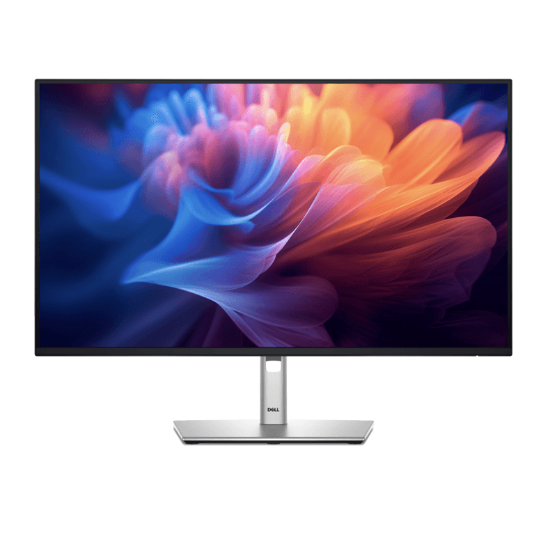 Dell P2725H 27 inches FHD Monitor, Height/Tilt/Swivel/Pivot Adjustable, Black Color, 1 HDMI, 1 VGA, 1 USB Type-B, 3 USB Type-A, 1 USB Type-C
