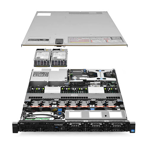 Dell Poweredge R620 Intel(R) Xeon E5-2609 2.40Ghz 4CORE x2, 16GB RAM, 300gb SAS, 2xPSU, 1U Rackmountable