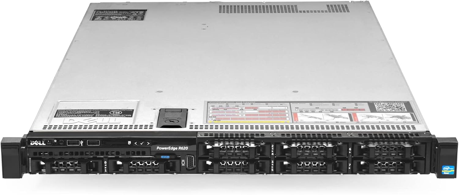 Dell Poweredge R620 Intel(R) Xeon, E5-2640 6CORE x2, 16GB RAM, 900gb SAS, 2xPSU, 1U Rack-mountable