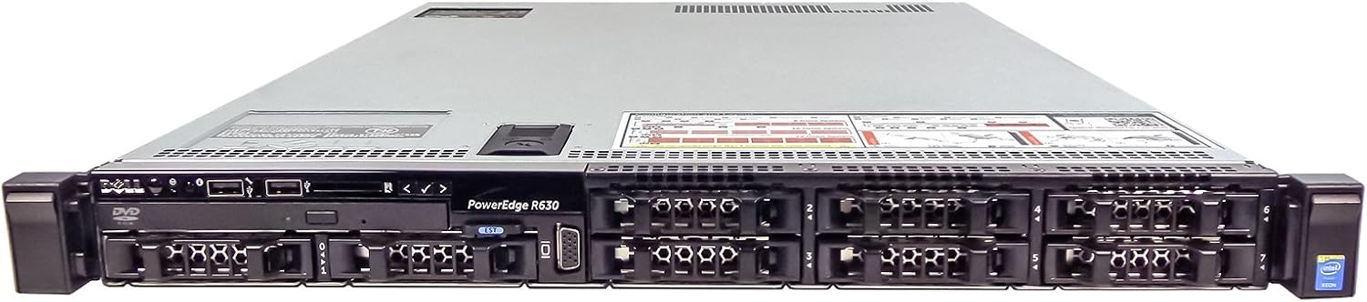Dell Poweredge R630 Intel(R) Xeon E5-2620v3 2.40Ghz 12CORE (6x2) 32GB RAM, 1.2tb SAS, 2xPSU, 1U Rackmountable