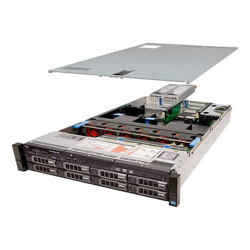 Dell Poweredge R720 Intel(R) Xeon, E5-2670 2.06Ghz 8CORE x2, 16GB RAM, 300gb SAS, 2xPSU, 2U Rackmountable