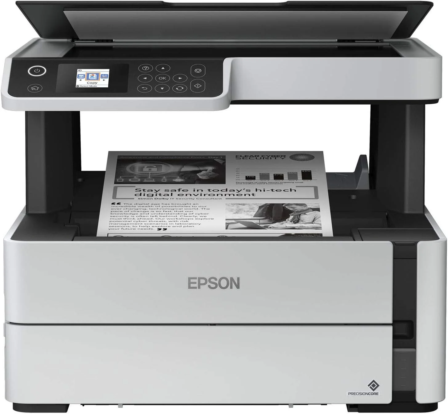 EPSON ECOTANK MONOCHROME M2140 AIO TANK PRINTER..6 MONTHS WARRANTY EXCEPT ON POWER FAILURES & INK SPILLS - EP-C11CG27... - EP-C11CG27404BY