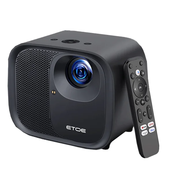 ETOE E3 PRO Laser Smart Projector, Full HD, 1920 x 1080, 16:9/4:3(Adaptive), 600 ANSI Lumens, 3000:1, Auto Image Adju... - A1332