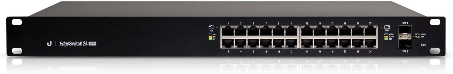EdgeSwitch 24 Port 250W Gigabit Switch ES-24-250W