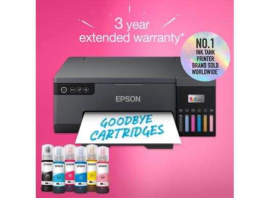 Epson L8050 Photo Printer, Print - Wi-Fi, Wi-Fi Direct, USB Interface - C11CK37405