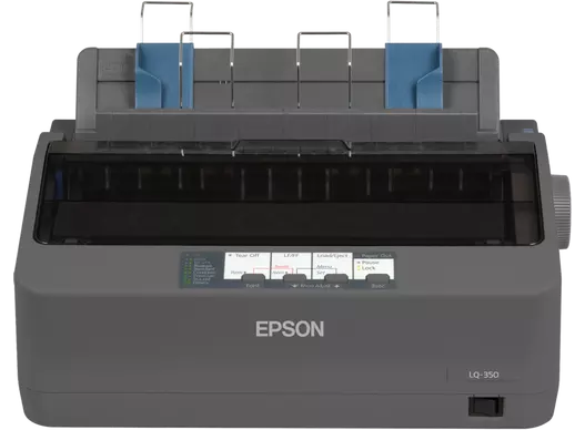 Epson LQ-350 Dot Matrix Printer, Impact Dot Matrix, 24 Pins, 80 Columns - USB Type B interface, Bidirectional Parallel, RS-232 - C11CC25002