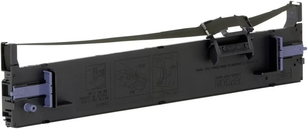 Epson Ribbon | LQ-690 | Compatible with Epson LQ-690 | Black Ribbon Cartridge - C13S015610