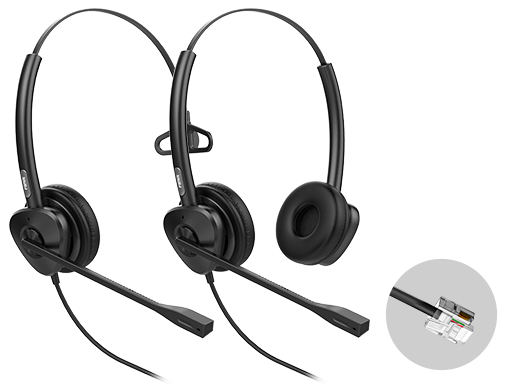 Fanvil HT302 QD to RJ9 Headset