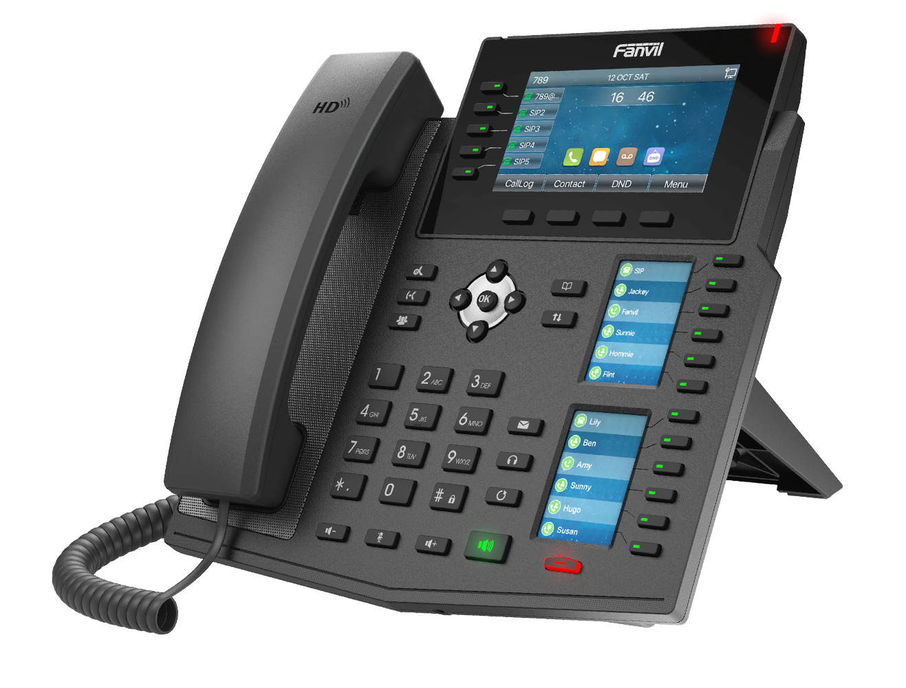 Fanvil X6U 6-Line Ultra-Elegant Gigabit IP Phone