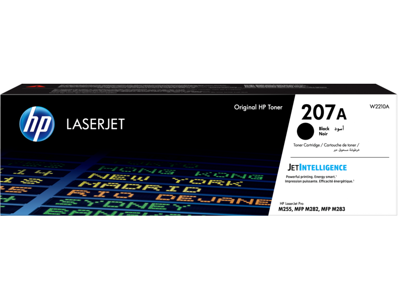 HP 207A Black Original LaserJet Toner Cartridge - W2210A