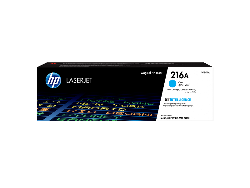 HP 216A Cyan Original LaserJet Toner Cartridge - W2411A