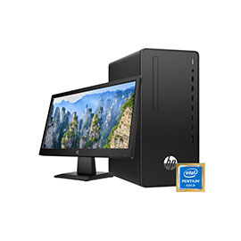 HP 290 G4 MT PC PENTIUM G6400 4.0GHz 4GB|1TB|DVDRW|DOS + 18.5\'\' MONITOR