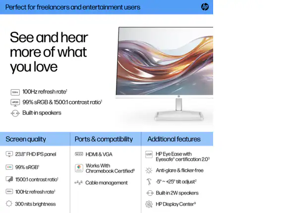 HP 524sa Series 5 23.8\