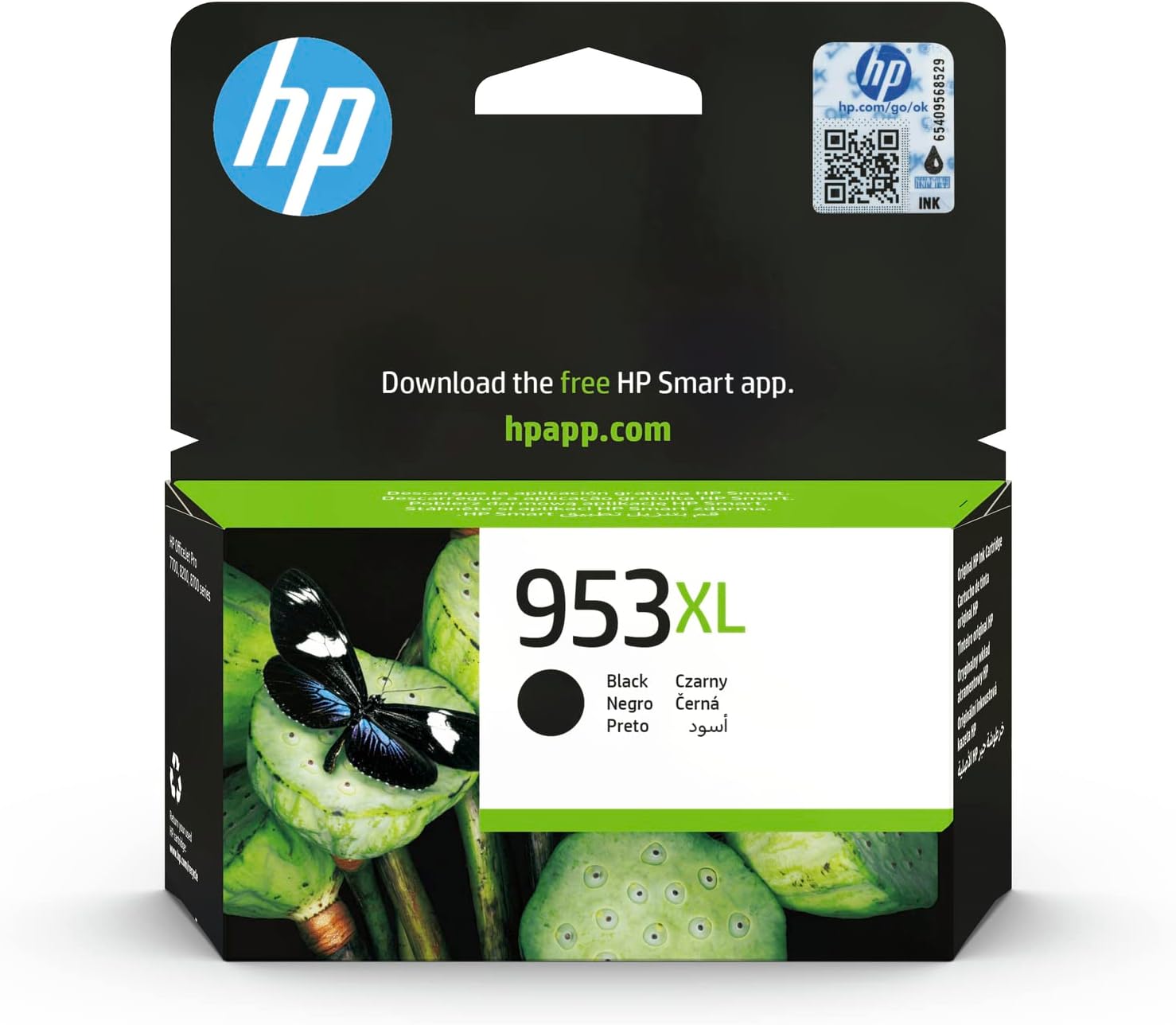 HP 953XL High Yield Black Original Ink Cartridge - L0S70AE