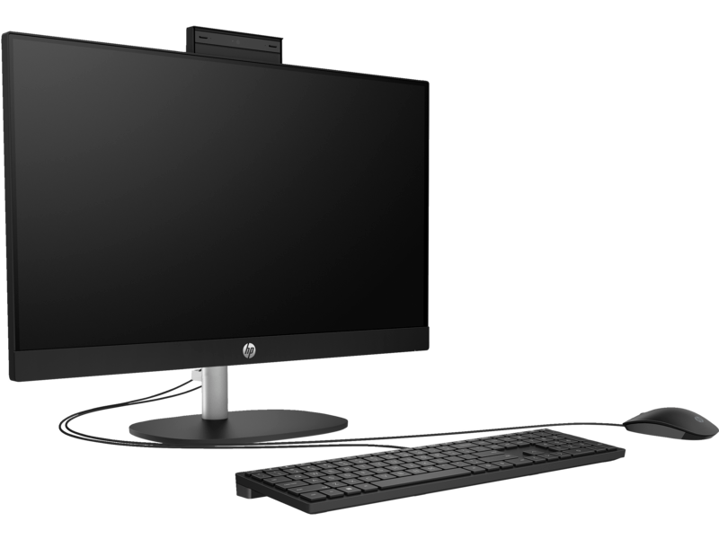 HP All-in-One 24-cr0124nh PC, Intel Core i5 1335U, 8GB DDR4 3200, 512GB PCIe NVMe M.2 SSD, FreeDOS, 23.8 inches FHD - 91H64EA