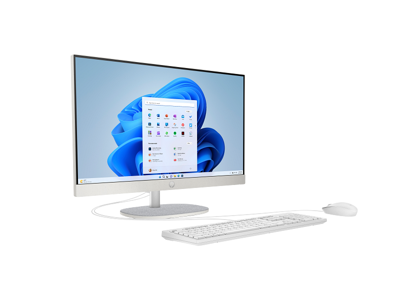 HP All-in-One 24-cr0315nh PC, Intel Core i3 1315U, 8GB DDR4 3200, 512GB PCIe NVMe M.2 SSD, FreeDOS, 23.8