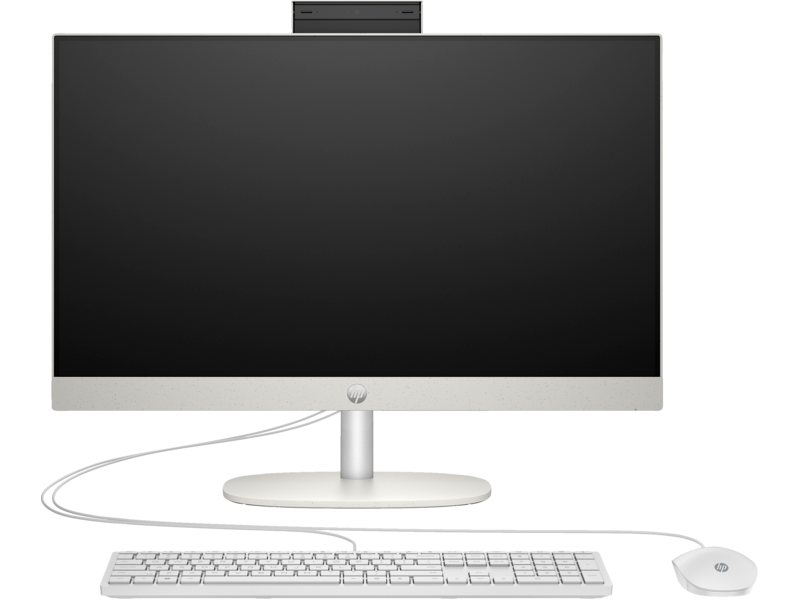 HP All-in-One 24-cr1007nh PC, Intel Core Ultra 5 125U, 16GB DDR5 5600, 512GB PCIe NVMe M.2 SSD, FreeDOS, 23.8 inches FHD Touch Screen - A0CL9EA
