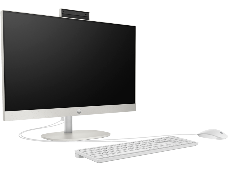 HP All-in-One 24-cr1007nh PC, Intel Core Ultra 5 125U, 16GB DDR5 5600, 512GB PCIe NVMe M.2 SSD, FreeDOS, 23.8 inches FHD Touch Screen - A0CL9EA