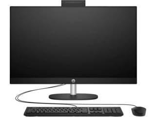 HP All-in-One 27-cr0086nh PC, Intel Core i7 1355U, 8GB DDR4 3200, 512GB PCIe NVMe M.2 SSD - 91H75EA