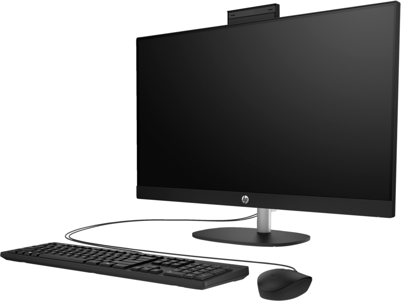 HP All-in-One 27-cr0155nh PC, Intel Core i7 1355U, 8GB DDR4 3200, 512GB PCIe NVMe M.2 SSD, FreeDOS, 27 inches FHD Touch Screen - A99BNEA