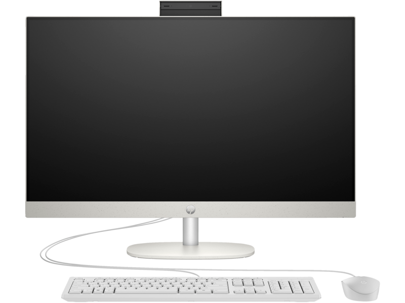 HP All-in-One 27-cr1004nh PC, Intel Core Ultra 7 155U, 16GB DDR5 5600, 512GB PCIe NVMe M.2 SSD, FreeDOS, 27 inches FHD - A0CM1EA