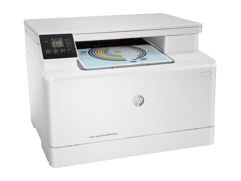 HP Color LaserJet Pro MFP M182n Printer, Print, Copy and Scan - Ethernet, USB Interface - 7KW54A