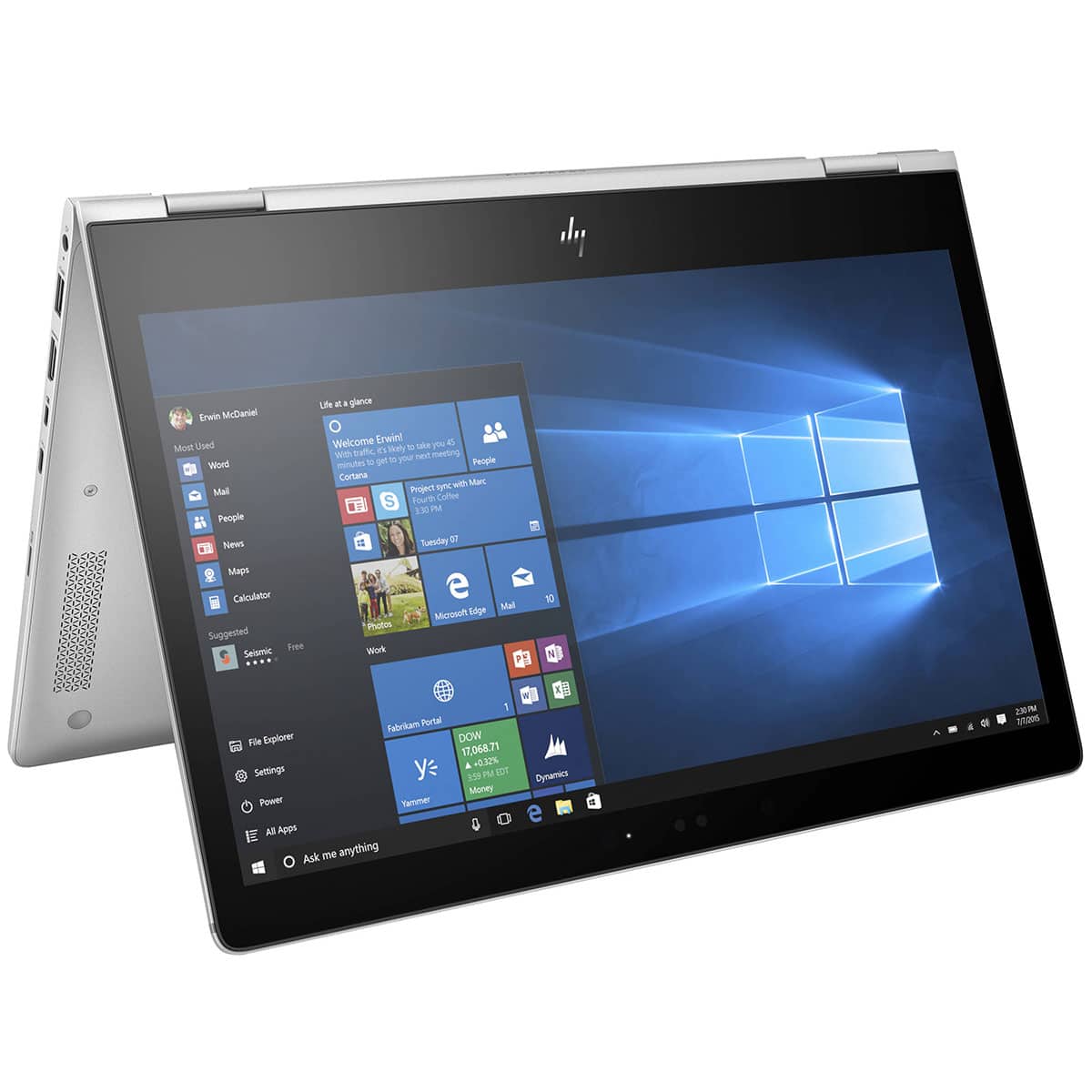 HP EliteBook x360 1030 G2 Notebook PC Intel Core i5 7th Gen 8GB RAM 256GB SSD 13.3 Inches FHD Multi-Touch Display