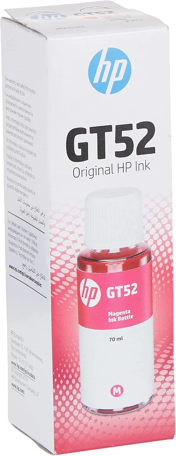 HP GT52 MAGENTA ORIGINAL INK BOTTLE - M0H55AE
