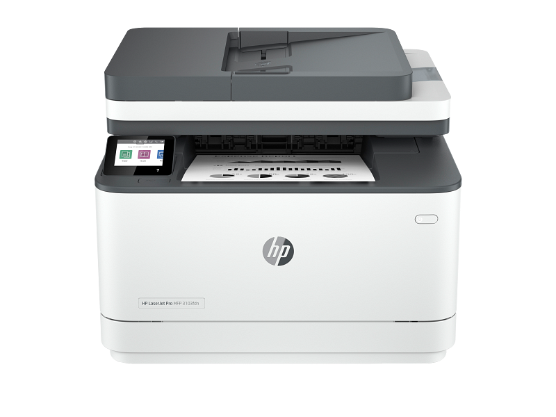 HP LaserJet Pro MFP 3103fdw Printer, Print, Copy, Scan and Fax - Duplex Printing, ADF, Wireless, Ethernet, USB Interface with LCD Touchscreen - 3G632A