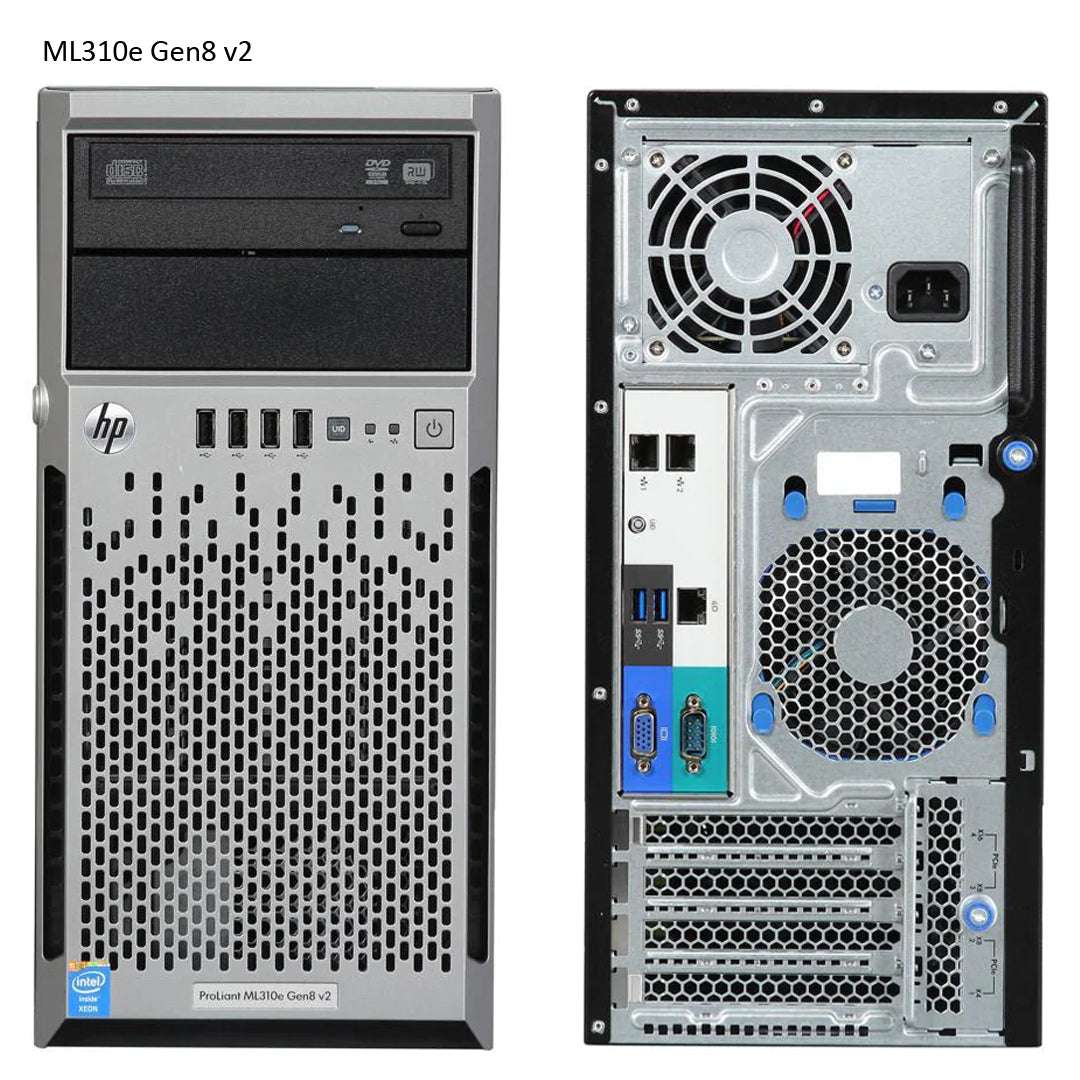 HP ML310e gen8 v2 4core 16gb ram 1TB HDD Tower